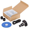 AMSCOPE 8 MP MICROSCOPE CAMERA USB 2.0 PHOTO VIDEO MU800 - BLACK