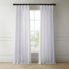 HPD Half Price Drapes Italian Faux Linen Curtains 108 Inches Long Room Darkening