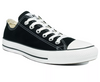 CONVERSE MEN'S CHUCK TAYLOR LOW TOP SNEAKERS FINISH LINE - 7.5 - BLACK/WHITE