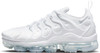 NIKE MEN'S AIR VAPORMAX PLUS SNEAKERS - SIZE: MEN 7.5 - WHITE PURE PLATINUM