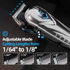 CHICCLY PROFESSIONAL HAIR CLIPPERS FOR MEN & WOMEN LOW NOISE 094AS-STEEL - STEEL