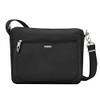 TRAVELON Anti-Theft Classic Small East/West Crossbody Bag 43115 - BLACK New