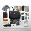 TRAVELON Anti-Theft Classic Small East/West Crossbody Bag 43115 - BLACK New