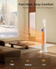 OYLUS SPACE HEATER WITH HUMIDIFIER - PORTABLE TOWER - WHITE