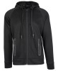 BLU ROCK NEW YORK MEN'S TECH FLEECE HOODIE AND JOGGER SWEATPANTS - 3XL - BLACK New