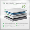 Novilla Queen Mattress 10 Inch Gel Memory Foam Queen Size Mattress New