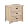 WALKER EDISON HAZEL MODERN FARMHOUSE DRAWER NIGHTSTAND WHITE OAK - WHITE OAK