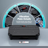 PUREROYI VIBRATION PLATE EXERCISE MACHINE, CAPACITY 330 LBS, RB-CFU7900 - BLACK