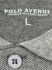 POLO AVENUE PREMIUM CLOTHING MEN'S SHIRT - SIZE: MEN L - CHARCOAL New