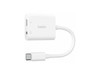 Belkin RockStar 3.5mm Audio + USB-C Charge Adapter - Mini-phone/USB-C Audio/Data