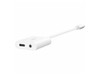 Belkin RockStar 3.5mm Audio + USB-C Charge Adapter - Mini-phone/USB-C Audio/Data