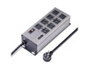 StarTech 8-Outlet Industrial Power Strip 125V/15A EMI/RFI Isolation Surge
