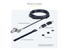StarTech 25-Pack Universal Laptop Lock 6.6ft (2m), Master Keyed Locking Cable