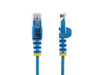 StarTech 5ft Blue Slim CAT6 Ethernet Cable, Snagless RJ45, LSZH, 28AWG Pure Bare