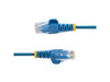 StarTech 5ft Blue Slim CAT6 Ethernet Cable, Snagless RJ45, LSZH, 28AWG Pure Bare