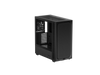 TRYX FLOVA Black Mid-Tower ATX PC Case Breathable Fabric-Crafted Tempered Glass