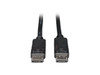 Tripp Lite P580-010-V4 10 ft. Black DisplayPort 1.4 Cable with Latching