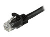 StarTech N6PATCH1BK StarTech.com Cat6 Patch Cable - 1 ft. - Black Ethernet Cable