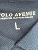 POLO AVENUE PREMIUM CLOTHING MEN'S SHIRT - SIZE: MEN L - NAVY New