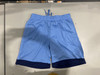 JUMPSTART BASKETBALL SHORTS WITH LIGHT BLUE WITH WHITE STRIPES AND NAVY TRIM - M New