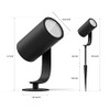 PHILIPS HUE LILY OUTDOOR SMART SPOTLIGHT BASE KIT 3 PACK 1746730V7 - BLACK