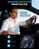 Handsfree Call Car Charger, Wireless Bluetooth 5.3 FM Transmitter Radio Receiver