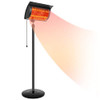 SIMPLE DELUXE, STANDING PATIO OUTDOOR HEATER, OVERHEAT PROTECTION, 750W/1500W