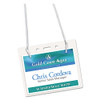 AVERYS HEAVY DUTY BADGE HOLDERS WITH CORDS, 3"X4", 2922 - CLEAR