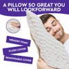 SLUMBERFY SIDE SLEEPER PILLOW QUEEN SIZE - NECK AND SHOULDER PAIN RELIEF