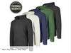 BLUE ICE 5-PACK MEN'S WAFFLE-KNIT PULLOVER HOODIE 2XL BLK/GRY/NATURAL/NVY/OLIVE