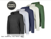 BLUE ICE 5-PACK MEN'S WAFFLE-KNIT PULLOVER HOODIE 2XL BLK/GRY/NATURAL/NVY/OLIVE