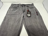 BLU ROCK MEN'S FLEX STRETCH SLIM FIT STRAIGHT JEANS - SIZE: 34X31 - GRAY/BLACK New