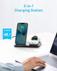 ANKER 335 WIRELESS CHARGER,3 IN 1 WIRELESS CHARGING STATION WITH ADAPTER - BLACK