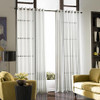 CURTAINWORKS 1PC 59"X144" SHEER SOHO WINDOW CURTAIN PANEL 068-03-4008 WHITE