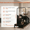 KAWHEBT DOG TREADMILL,PET DOG RUNNING MACHINE FOR SMALL&MEDIUM-SIZED DOGS BLACK