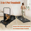KAWHEBT DOG TREADMILL,PET DOG RUNNING MACHINE FOR SMALL&MEDIUM-SIZED DOGS BLACK