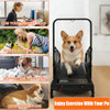 KAWHEBT DOG TREADMILL,PET DOG RUNNING MACHINE FOR SMALL&MEDIUM-SIZED DOGS BLACK
