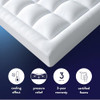 BEST PRICE MATTRESS 3 INCH PILLOWTOP MATTRESS TOPPER AND PAD QUEEN ECPT-OC3Q