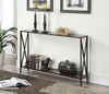 Convenience Concepts Tucson Console Table 47.25" Cherry/Black