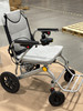 COOLHUT 33LBS FOLDING ELECTRIC WHEELCHAIR, MOTORIZED WHEELCHAIR - SILVER