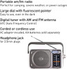 PANASONIC RF-2400 AM/FM RADIO - SILVER
