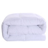BIBB HOME GOOSE DOWN ALTERNATIVE COMFORTER KING - WHITE