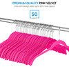 ZOBER PREMIUM VELVET SHIRT HANGERS 50 PACK NON SLIP CLOTHES HANGERS GAIN - MULTI