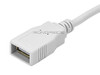 MONOPRICE 15 FEET USB 2.0 A MALE TO A FEMALE EXTENSION (108608) - WHITE