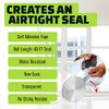 ALIEN SEAL ALIEN DRAFT SEAL SET 49 FEET ANTI-DRAFT ADHESIVE FLEXIBLE - WHITE