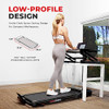 SUNNY HEALTH FITNESS PACER 2 IN 1 AUTO INCLINE UNDER DESK TREADMILL - BLACK