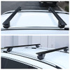 J2Engineering J2-RR-120-BK Pair of 49" Cargo Carrier Raised Rails - Black