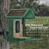 ONLYFLY BIRD FEEDER WITH CAMERA SOLAR POWERED SMART BIRDFEEDERS - GREEN