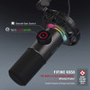 FIFINE USB GAMING MICROPHONE RGB DYNAMIC MIC K658 - BLACK