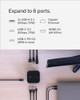 BELKIN CONNECT USB-C 6-IN-1 CORE GAN DOCK 130W MULTIPORT STATION - BLACK